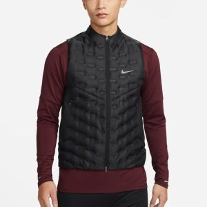 나이키 맨즈 조끼 패딩 써마 핏 ADV 리펠 다운 남성 러닝 베스트 블랙 FB7543-010