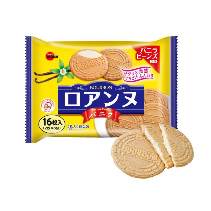 부르본 로안느 바닐라향 비스킷 일본전병