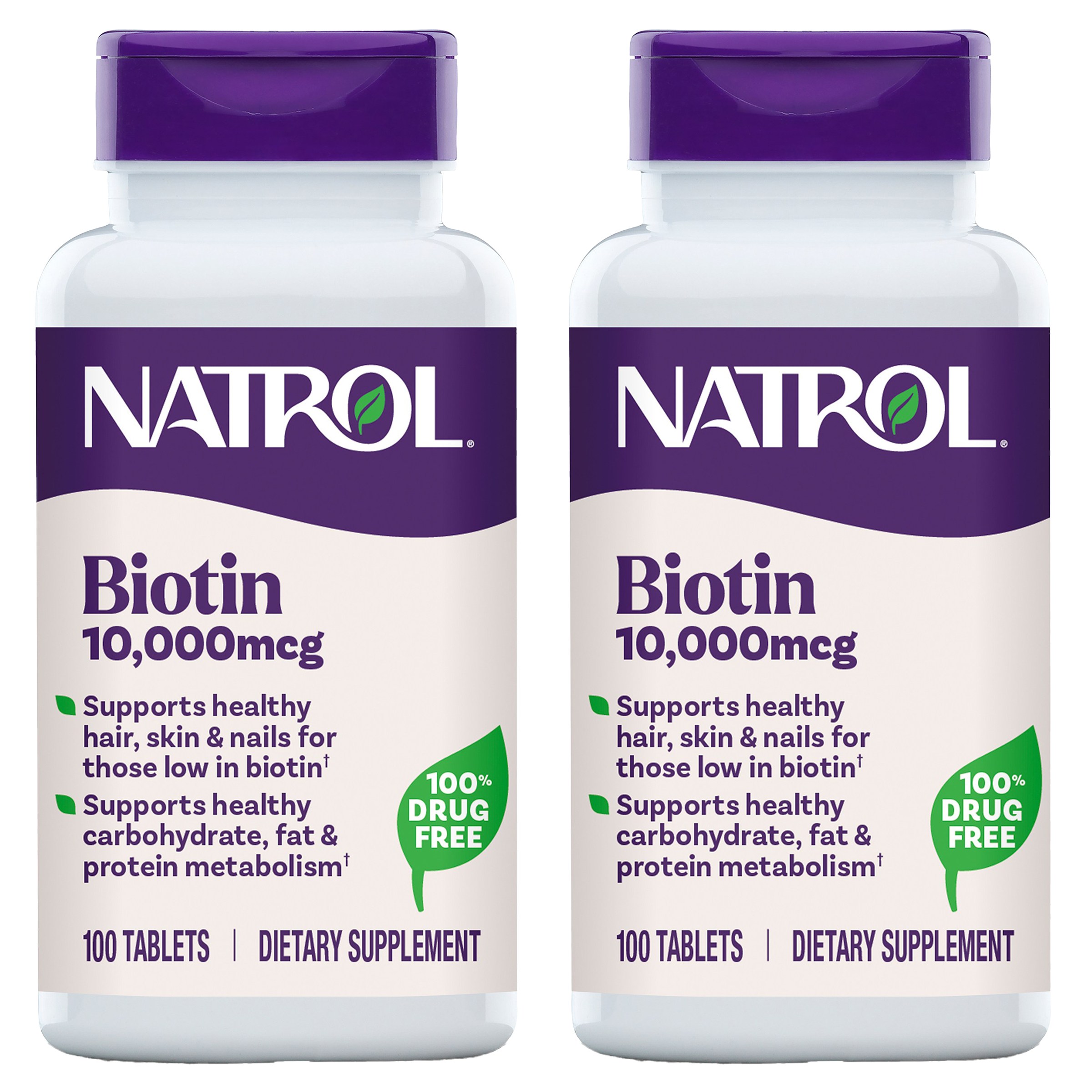 나트롤 <b>비오틴 10000mcg</b> 100정