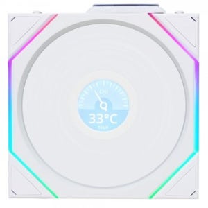 리안리 UNI FAN TL Wireless LCD 120 리버스 (화이트)