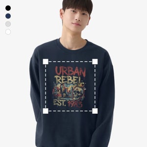 마플 SF000 기모 맨투맨 빅사이즈  1장부터 주문제작 커스텀 단체 굿즈 판촉물 기념품