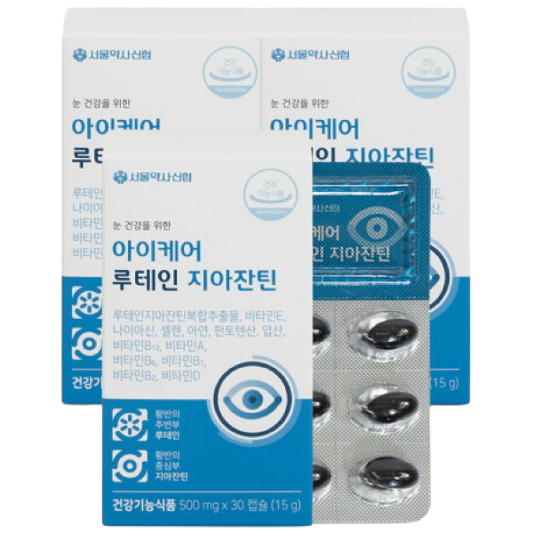 [서울약사신협]아이케어 루테인 지아잔틴  3개  30정