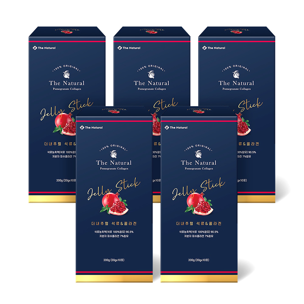 더내추럴 저분자 석류 콜라겐 젤리 10포, 6개