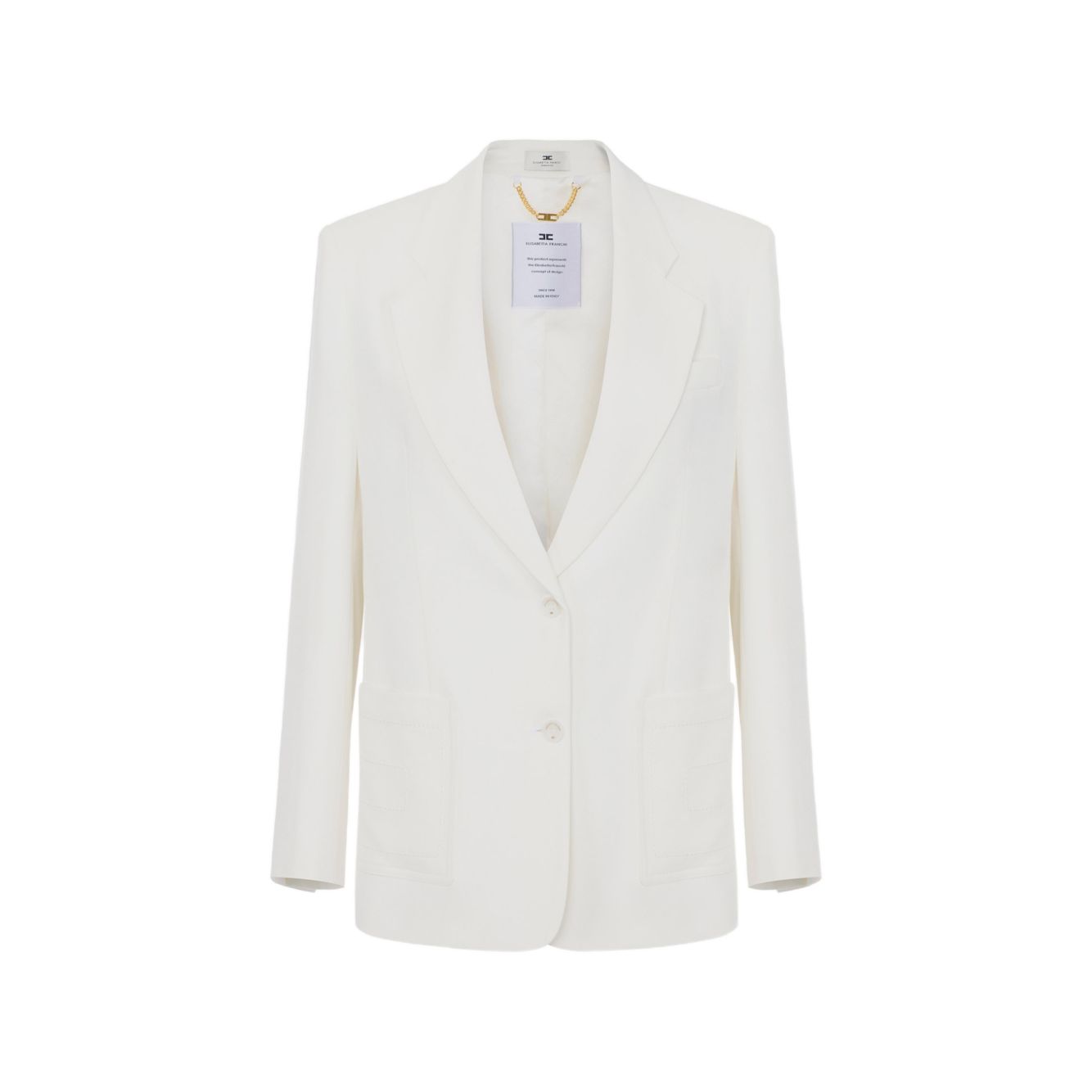 엘리자베타프랜치 embroidered pocket single breasted blazer gi21961e2