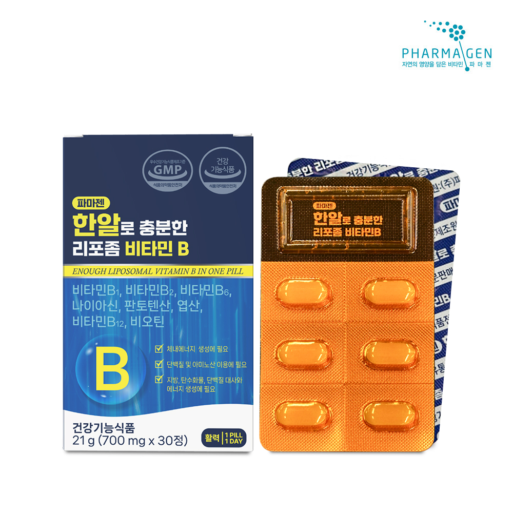 파마젠 리포좀 비타민B콤플렉스 30정, 3개