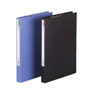 문화 A4 PP 더블 레버클립화일 흑색 F435-7