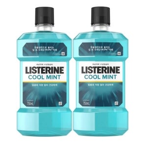 리스테린 쿨민트 750mL x 2개