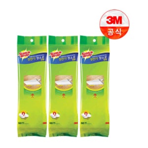 스카치 브라이트 정전기 청소포 대형 60매x3EA