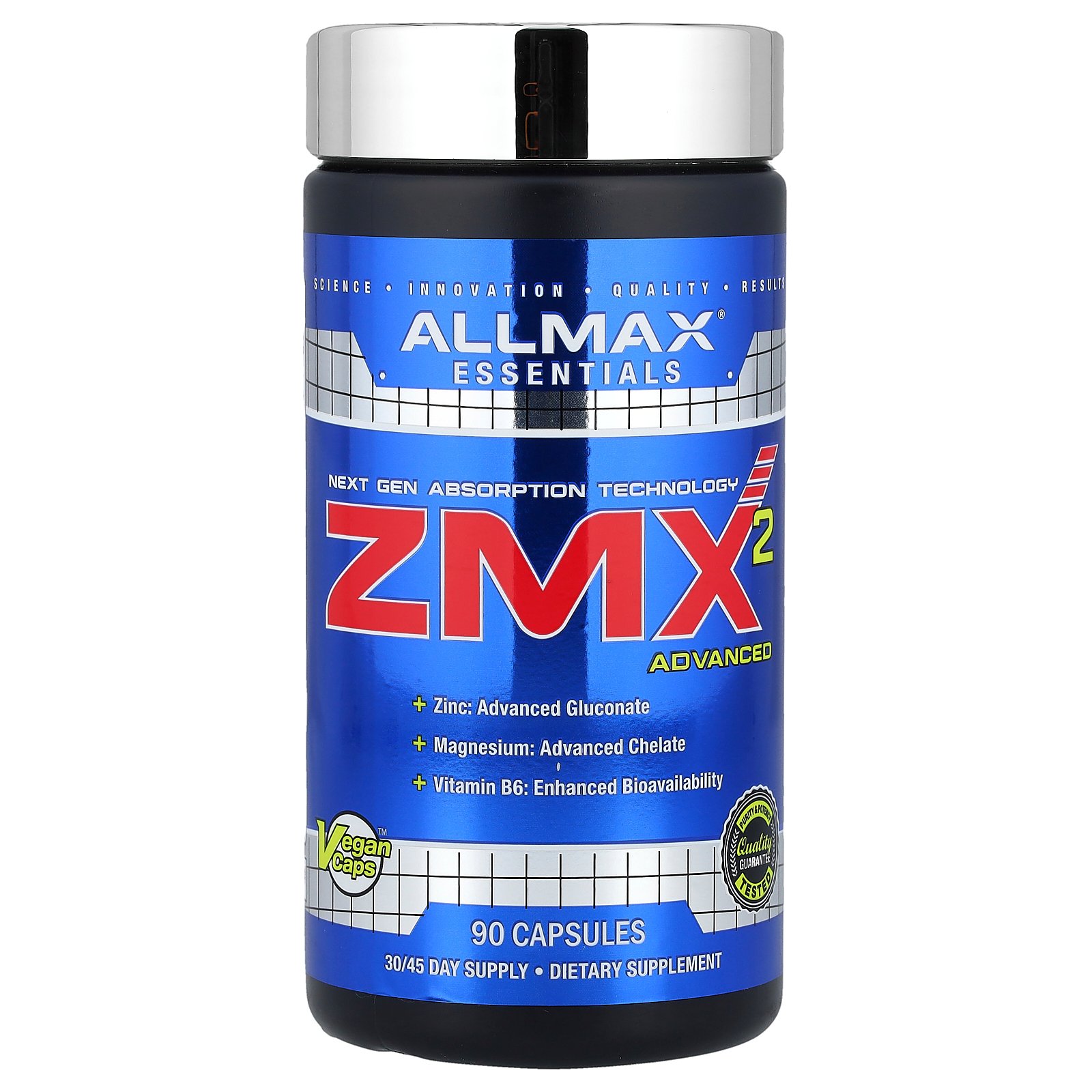 <b>올맥스</b> ALLMAX ZMX2 Advanced 90 Capsules  1개