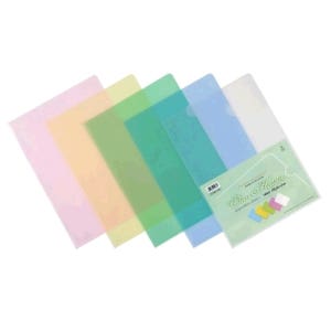 문화 A4 PP 반투명 클리어홀더 투명 F493-7 (10개입)