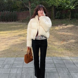 [특가 20% ★한정수량][후끈 한파패딩][오리털 90%] 슈프란드 폭닥폭닥가벼운 덕다운 따스미 한파패딩 [size:F(55~77)]