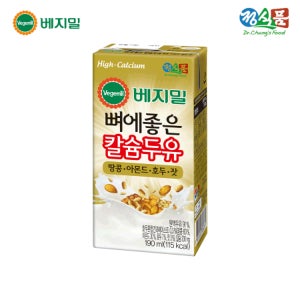 베지밀 뼈에좋은 칼슘 두유 아몬드호두잣 190mlx16팩/SET