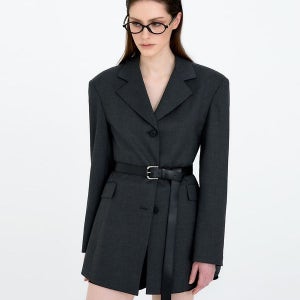 [문트] 루벤 아워글래스 롱 자켓_JK25AA701