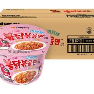 삼양 큰컵 까르보불닭볶음면 105gx16개입/box