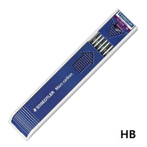 스테들러 마스 카본 200 홀더심 2.0mm HB 흑색 (12개입)