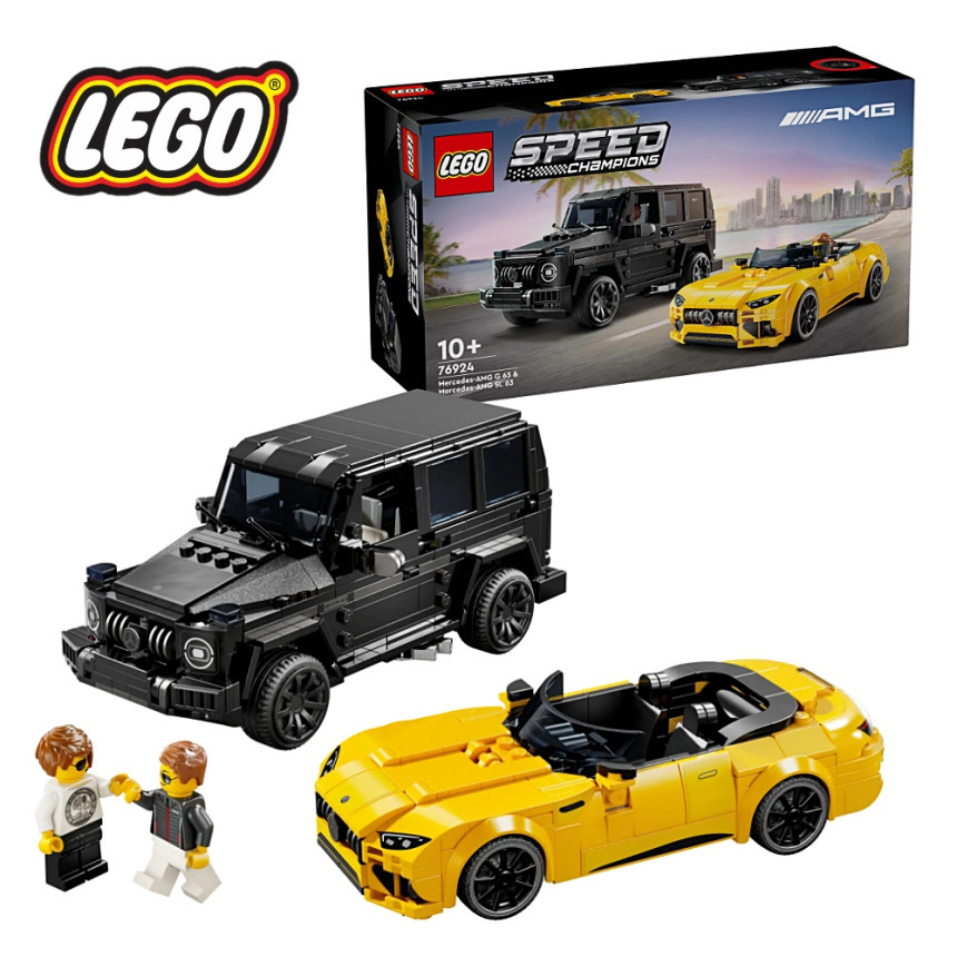 레고 레고 벤츠 지바겐 스피드챔피언 76924 메르세데스 AMG G63과 SL63