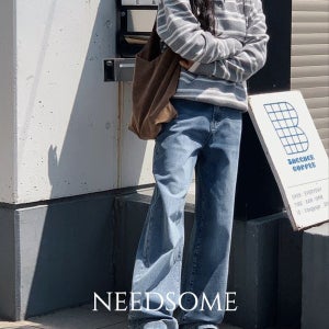 내일도착 와이드팬츠 [✨이번주까지만 반짝특가✨하비추천👖하피구원핏/스판쫀쫀데님💙스트레이트체형/와이드데님/겨울데님/겨울바지/스판데님/데일리룩/출근룩/와이드]데얼스와이드데님팬츠 -