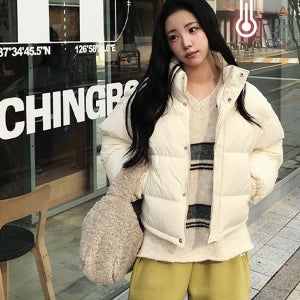 내일도착 하프/숏패딩 [💥이번주까지 반짝파격특가💥숏패딩☃️가성비 패딩][겨울패딩/고퀄리티/패딩/숏패딩/아우터/겨울아우터/데일리/캐주얼]하파숏패딩 - 4color