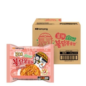 기타 삼양식품 로제불닭볶음면 로제, 140g, 32개 (43199754)