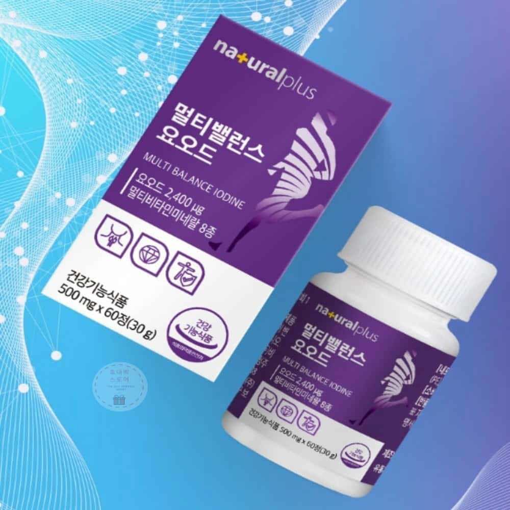 NATURAL 히비스커스추출 요오드 60정 여성영양제 멀티<b>비타민</b> 셀렌 <b>비타민</b>D 아연 <b>비타민</b>B 가족영양제 미네랄