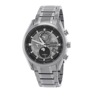 시티즌 츠키요미 A T 퍼페츄얼 월드타임 남성 시계 그레이 다이얼 1350497 Tsuki yomi BY1010 57H 150307545