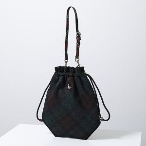 비비안웨스트우드 드로스트링 체크 파우치백 멀티 57010006U W018E K201 25FW DRAWSTRING POUCH SET 파우치 셋트 백