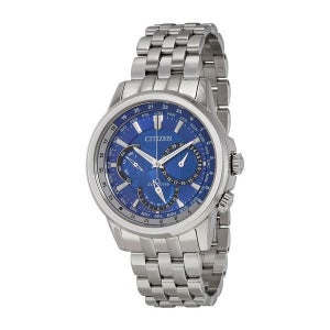 시티즌 에코드라이브 월드타임 다크 블루 남성 시계 캘린드라이어 블루다이얼 청판 BU2021 51L