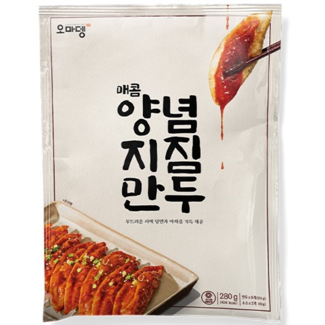 오마뎅 양념 지짐 만두 제품 이미지