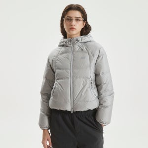 [뉴발란스] NBNPG1W212 / WOMEN 플라잉 경량 후드형 다운 (SILVER)