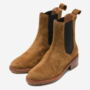 벤시몽 Suede Chelsea Boots - Camel
