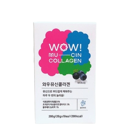 와우 뮤신 콜라겐 20g x 10포, 3개