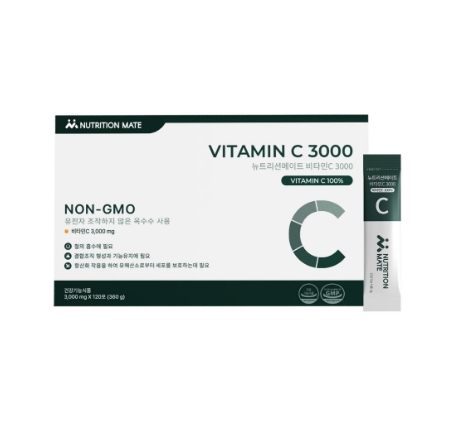 뉴트리션메이트 <b>비타민c</b> 3000mg x 60포, 1개