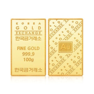 [한국금거래소] 24K 순금 골드바 100g