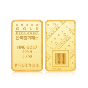 [한국금거래소] 24K 순금 골드바 3.75g