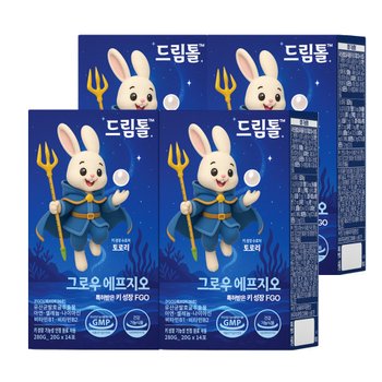 드림톨 그로우 에프지오 4Box(8주분) <b>키크는</b> 유산균발효굴추출물 FGO