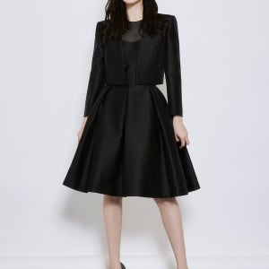 [MICHAA] [송혜교 콜라보]자켓 레이어드 원피스 [MIP3COP010]