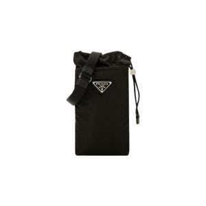 프라다 트라이앵글 로고 리나일론 블랙 미니백 2ZT0372DMIF0002 폰 케이스 2ZT037 2DMI F0002
