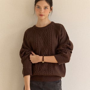 아워호프 Sheldon Cable Knit 스웨터 h25wtkn02