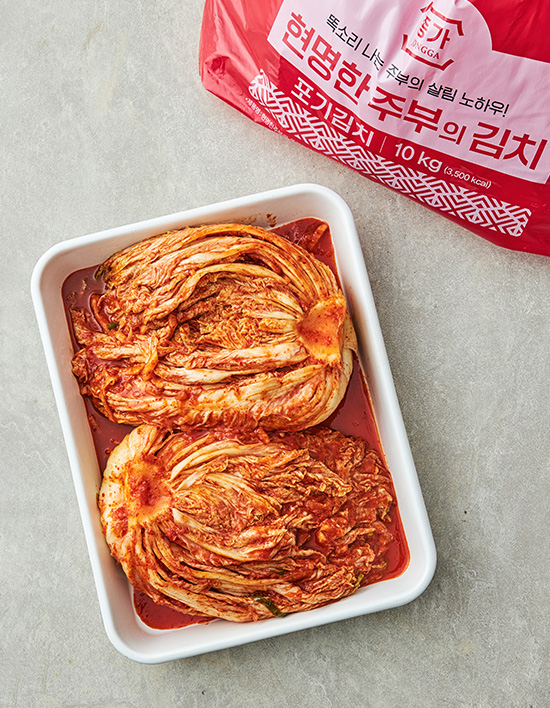 현명한주부의 포기김치 제품 이미지