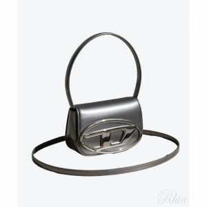 디젤 1DR 레더 숄더백 실버 X08396 PS202H 0926 가방 건메탈 X08396PS202H0926 150352120