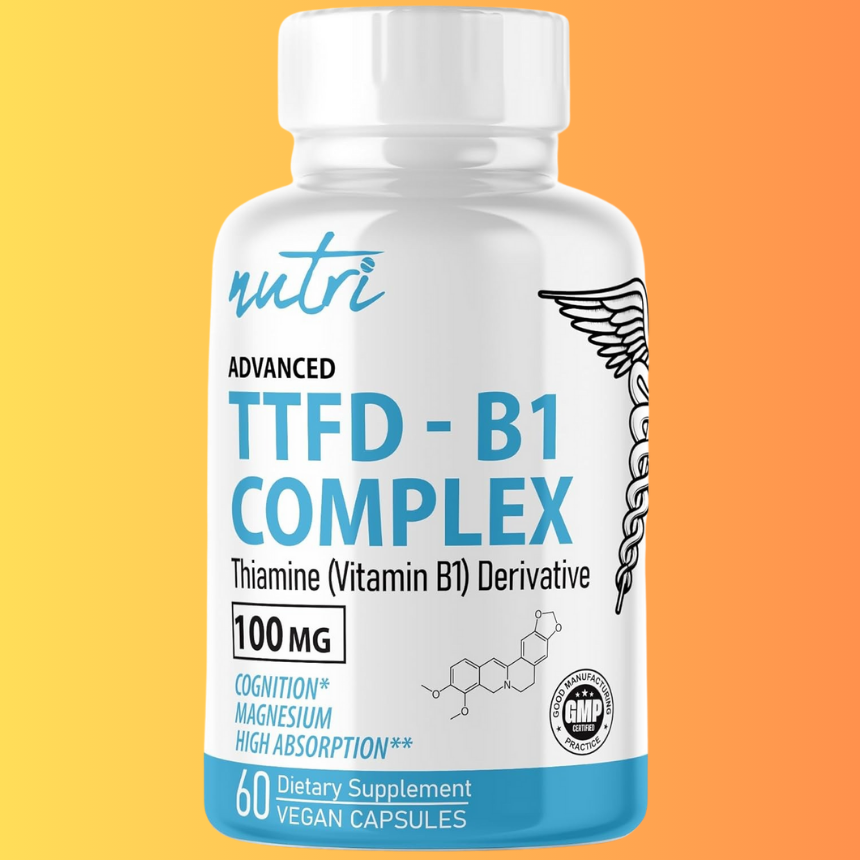 <b>푸르설티아민</b> TTFD 티아민 B1 100mg 60캡슐, 1개