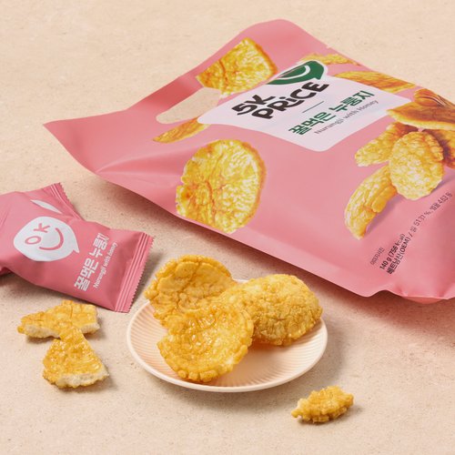 5K Price Honey-Coated Nurungji (Scorched Rice) 140g, 1 pc