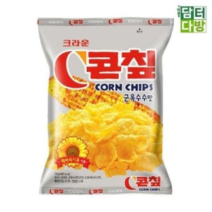 콘칩 크라운제과 70g X 16개