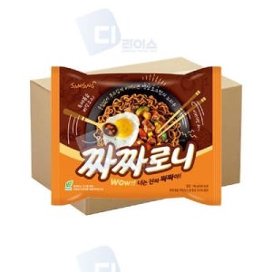 볶음짜장소스 삼양 짜짜로니 140g 40봉 봉지면 짜장면 볶음짜장라면