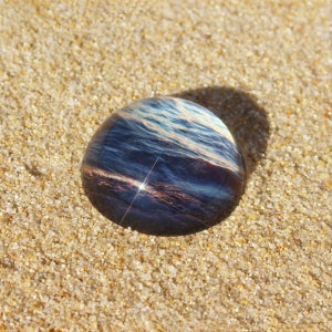 해질녘의 파도 오브제 유리 문진 바다 생일선물 집들이, ilang