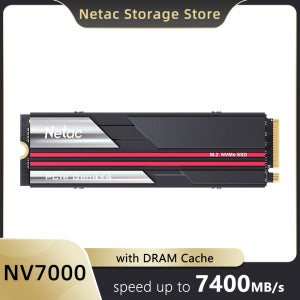 Netac SSD NVMe m.2 2280 SSD 4TB 2TB 1TB 하드 드라이브, 방열판 DRAM 캐시, PCIE Gen4.0 내장 솔리드 스테이트 드라이브, PC PS5 용