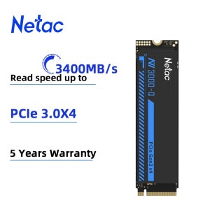 Netac NVMe SSD M2 1TB 2TB 512GB 3400MB/s SSD PCIe3.0 M.2 2280 내장형 솔리드 스테이트 드라이브 디스크 NV3000Q (노트북/데스크