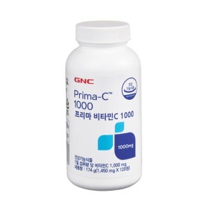 GNC 프리마 비타민 C 1000 (1,378mg x 120정) 쇼핑백 포함