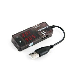 USB 테스트기 전류 전압 측정 2Port 충전 상태표시