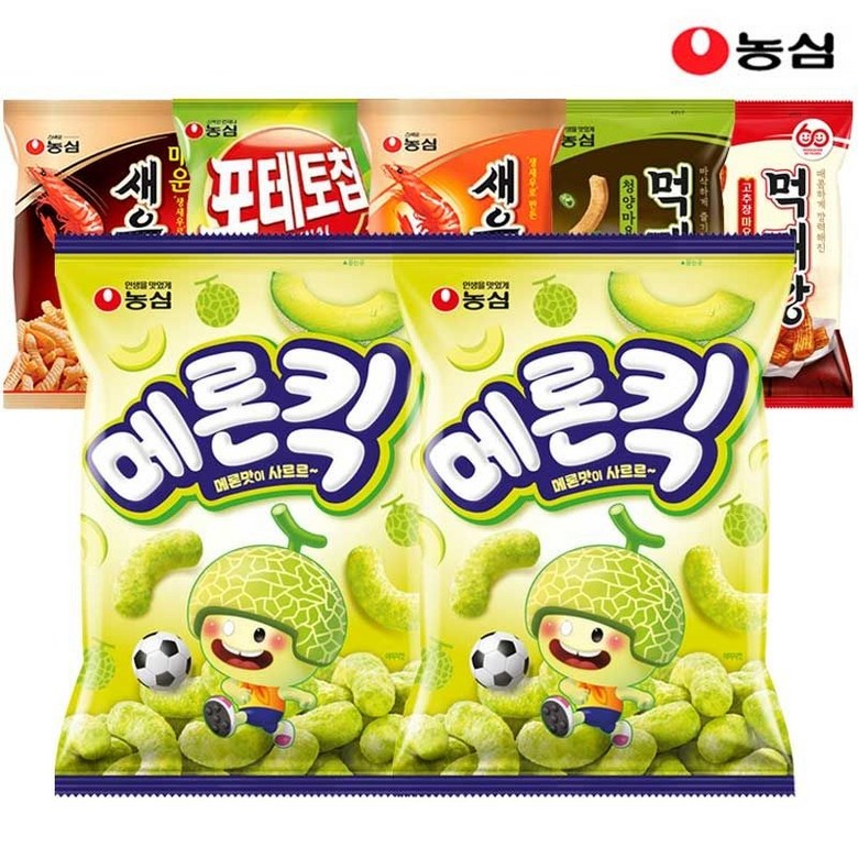 농심 양파링4봉+포테토칩4봉+새우깡4봉+자갈치4봉 (13,830원) (무료)